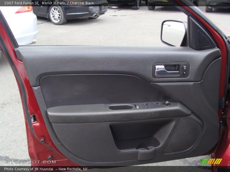 Merlot Metallic / Charcoal Black 2007 Ford Fusion SE