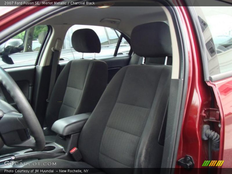 Merlot Metallic / Charcoal Black 2007 Ford Fusion SE