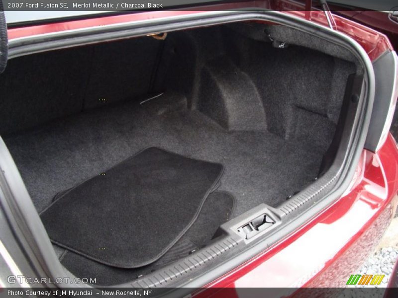 Merlot Metallic / Charcoal Black 2007 Ford Fusion SE