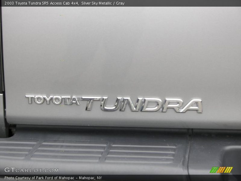 Silver Sky Metallic / Gray 2003 Toyota Tundra SR5 Access Cab 4x4