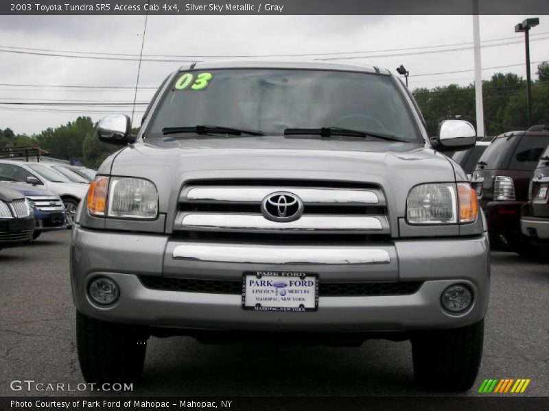 Silver Sky Metallic / Gray 2003 Toyota Tundra SR5 Access Cab 4x4
