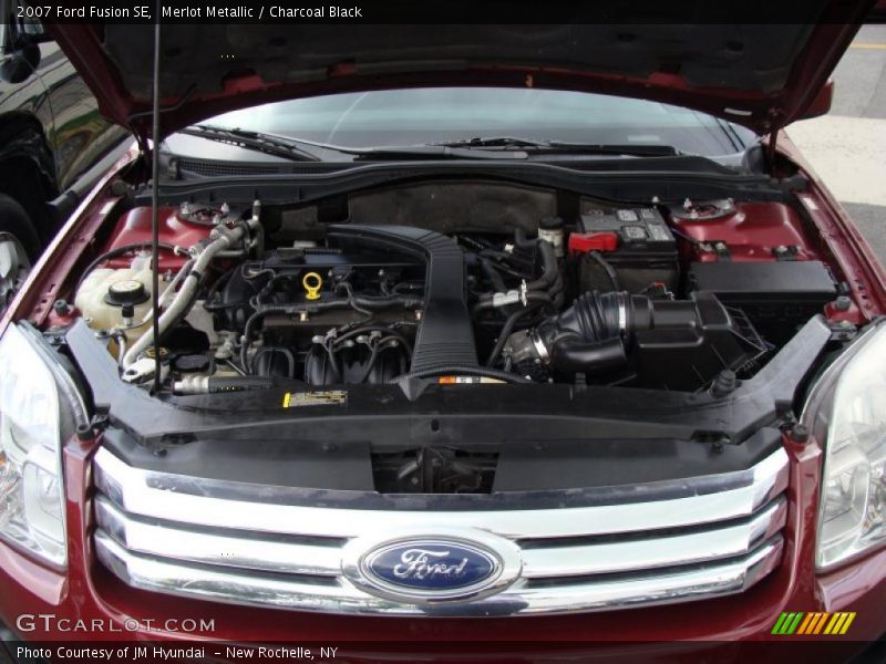 Merlot Metallic / Charcoal Black 2007 Ford Fusion SE