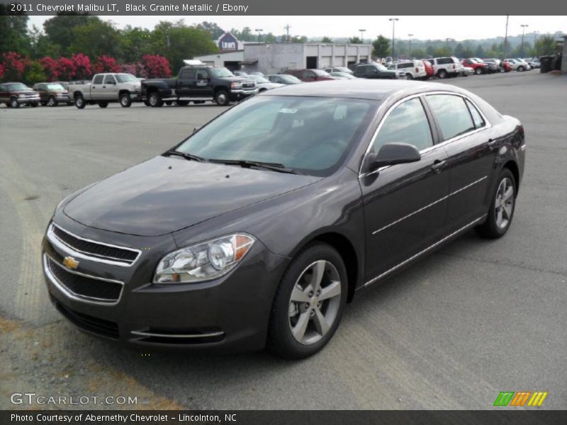 Black Granite Metallic / Ebony 2011 Chevrolet Malibu LT
