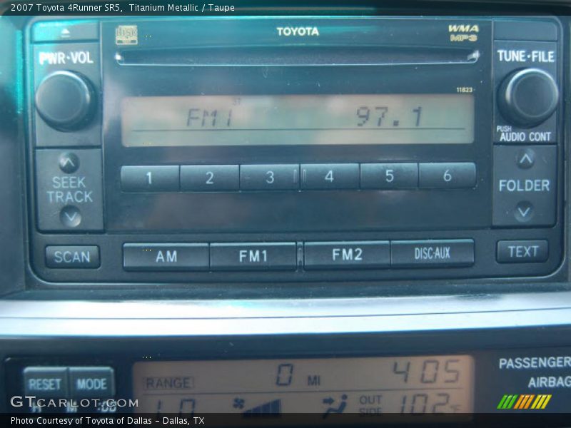 Titanium Metallic / Taupe 2007 Toyota 4Runner SR5