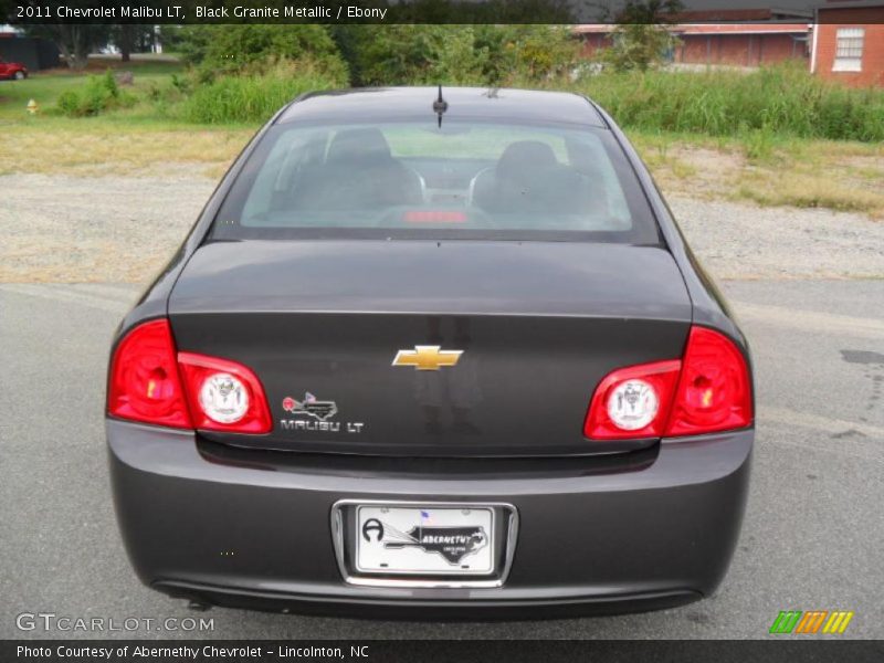 Black Granite Metallic / Ebony 2011 Chevrolet Malibu LT