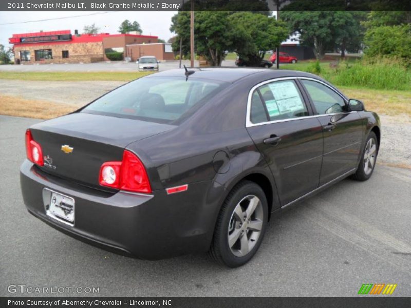 Black Granite Metallic / Ebony 2011 Chevrolet Malibu LT