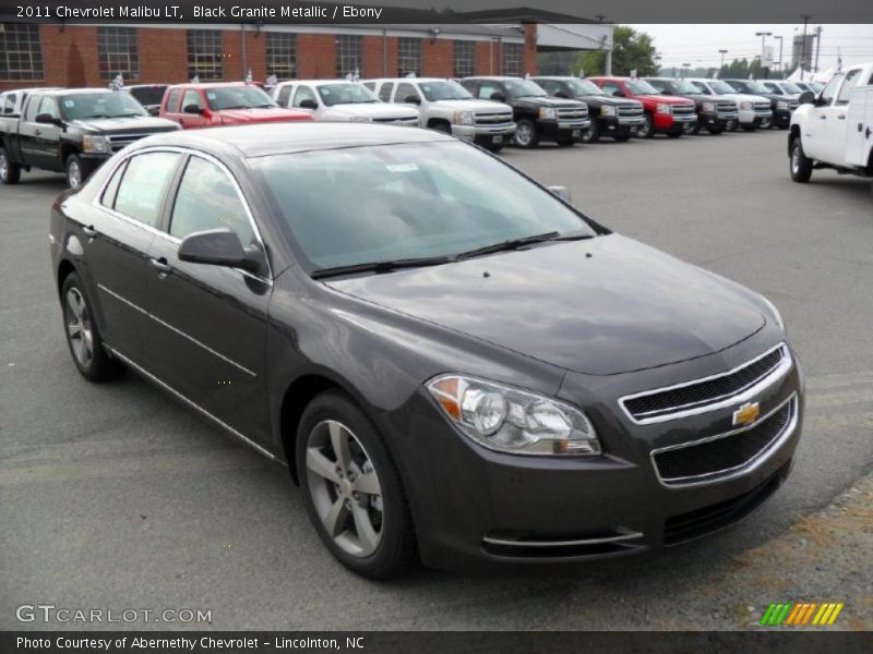 Black Granite Metallic / Ebony 2011 Chevrolet Malibu LT
