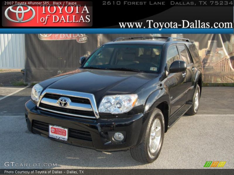 Black / Taupe 2007 Toyota 4Runner SR5