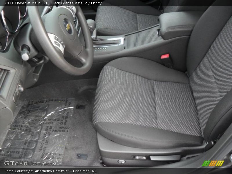 Black Granite Metallic / Ebony 2011 Chevrolet Malibu LT