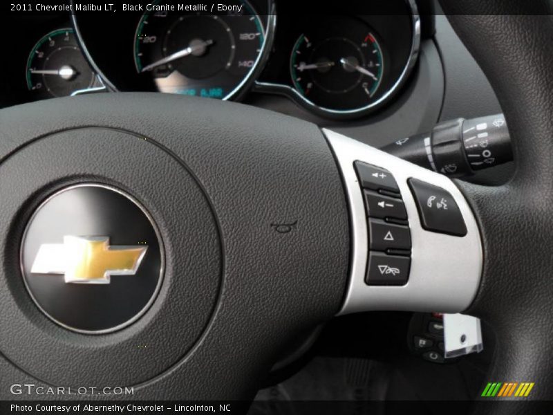 Black Granite Metallic / Ebony 2011 Chevrolet Malibu LT