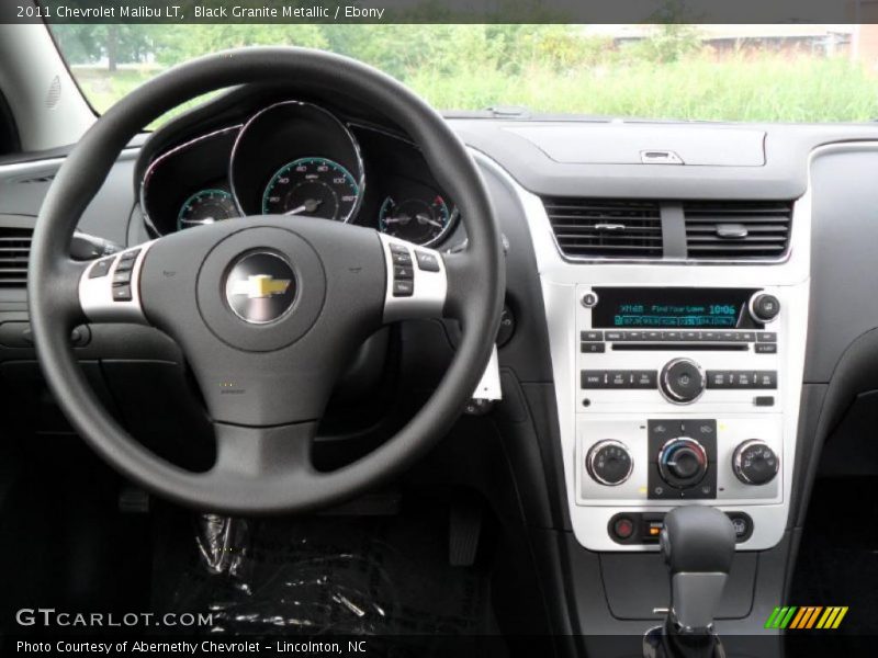 Black Granite Metallic / Ebony 2011 Chevrolet Malibu LT