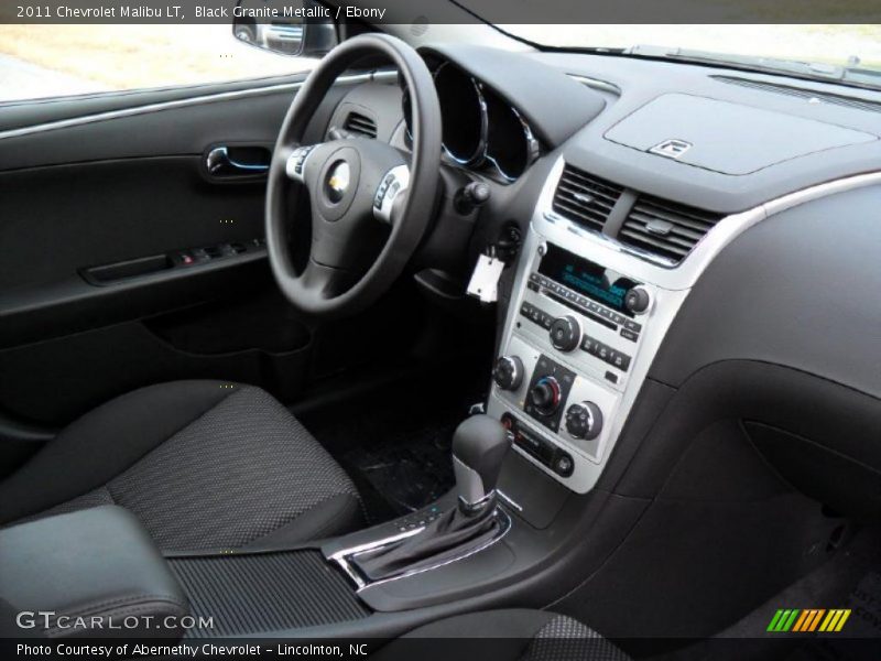 Black Granite Metallic / Ebony 2011 Chevrolet Malibu LT