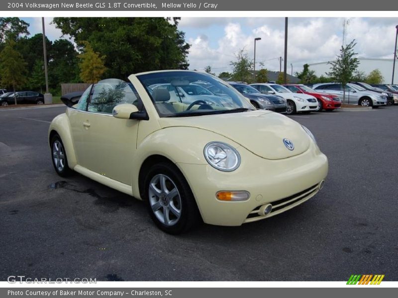 Mellow Yello / Gray 2004 Volkswagen New Beetle GLS 1.8T Convertible