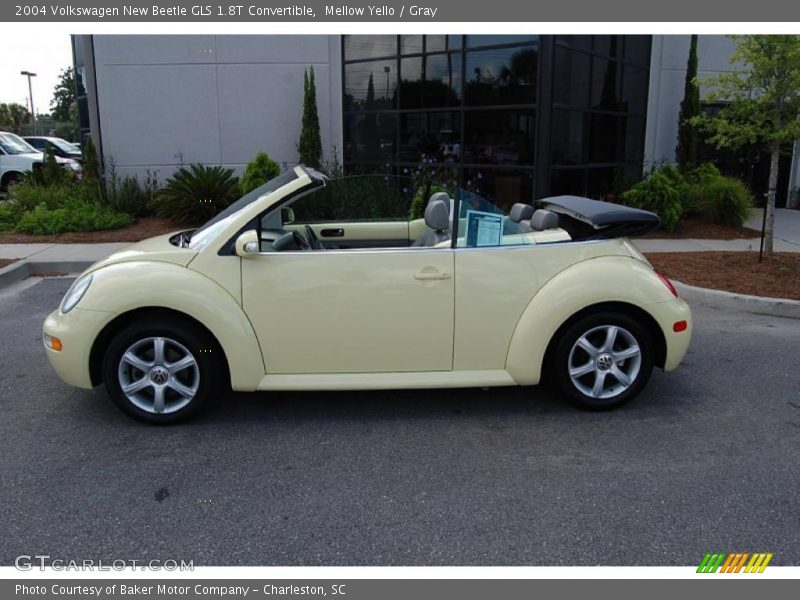 Mellow Yello / Gray 2004 Volkswagen New Beetle GLS 1.8T Convertible