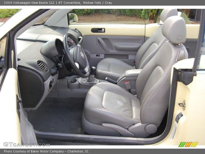 Mellow Yello / Gray 2004 Volkswagen New Beetle GLS 1.8T Convertible