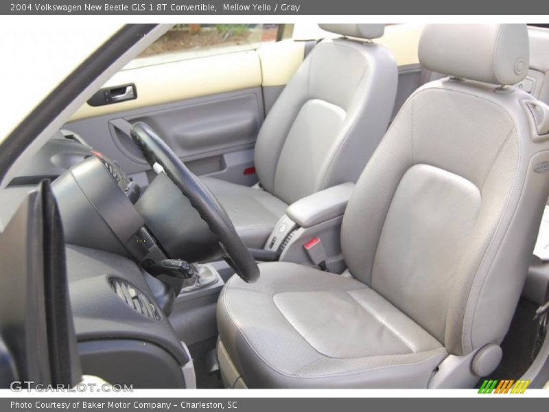 Mellow Yello / Gray 2004 Volkswagen New Beetle GLS 1.8T Convertible