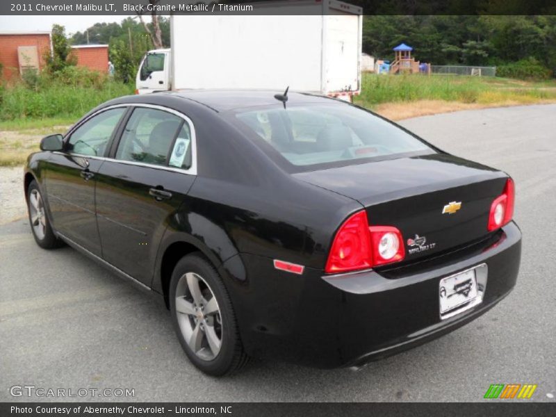 Black Granite Metallic / Titanium 2011 Chevrolet Malibu LT