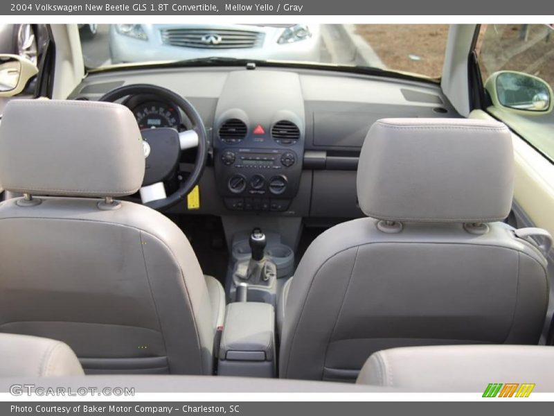 Mellow Yello / Gray 2004 Volkswagen New Beetle GLS 1.8T Convertible