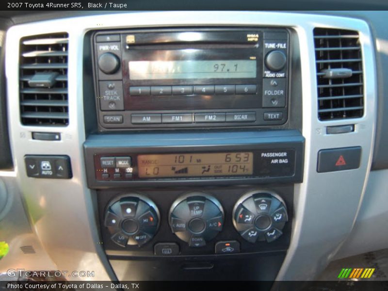 Black / Taupe 2007 Toyota 4Runner SR5