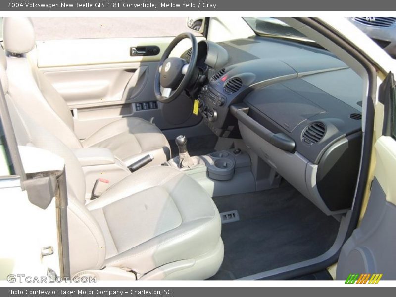 Mellow Yello / Gray 2004 Volkswagen New Beetle GLS 1.8T Convertible