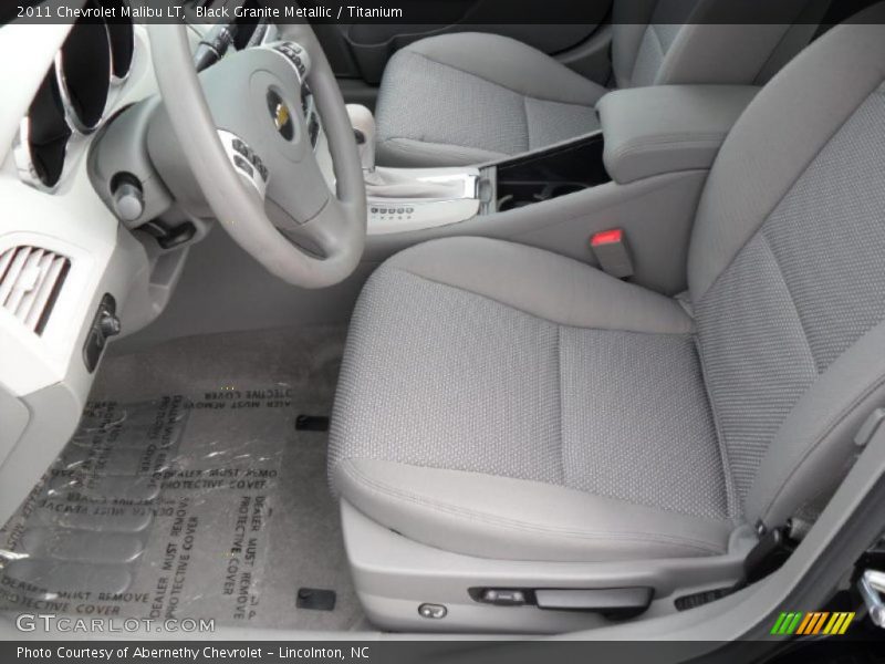 Black Granite Metallic / Titanium 2011 Chevrolet Malibu LT