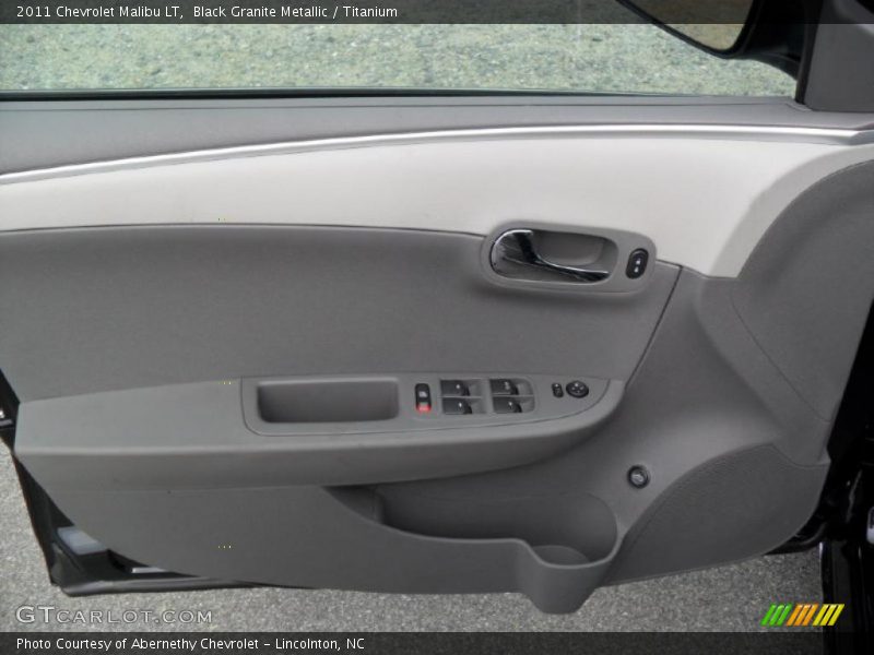 Black Granite Metallic / Titanium 2011 Chevrolet Malibu LT