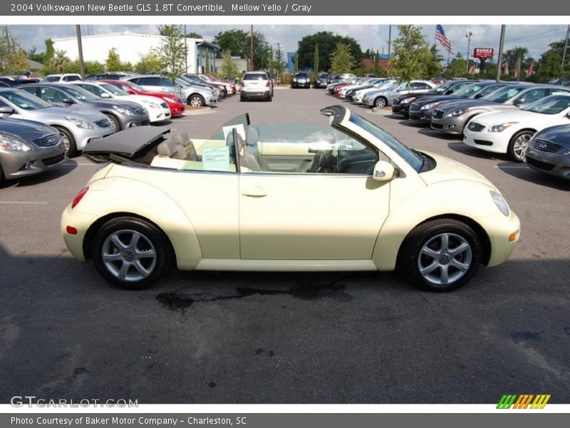 Mellow Yello / Gray 2004 Volkswagen New Beetle GLS 1.8T Convertible