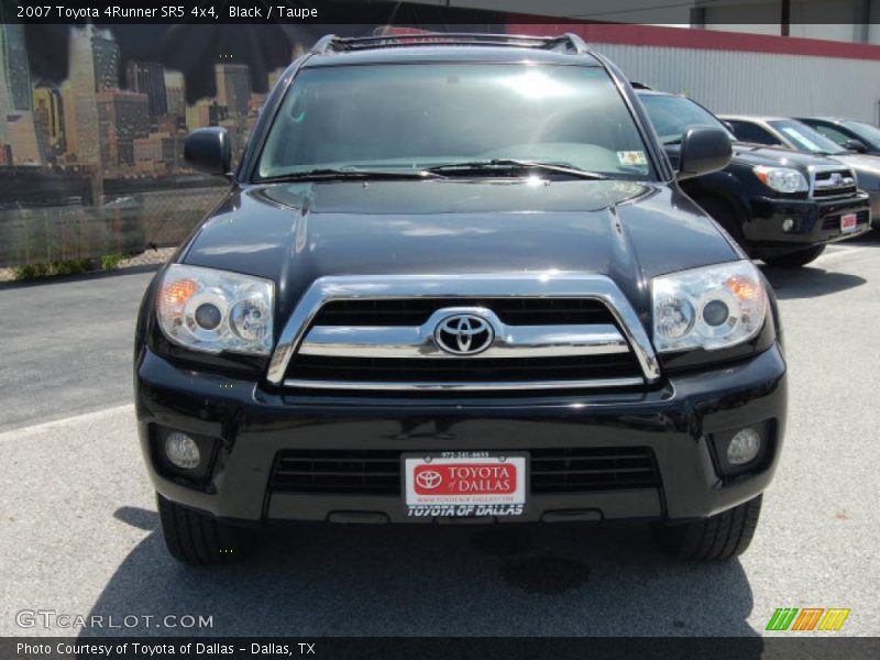 Black / Taupe 2007 Toyota 4Runner SR5 4x4