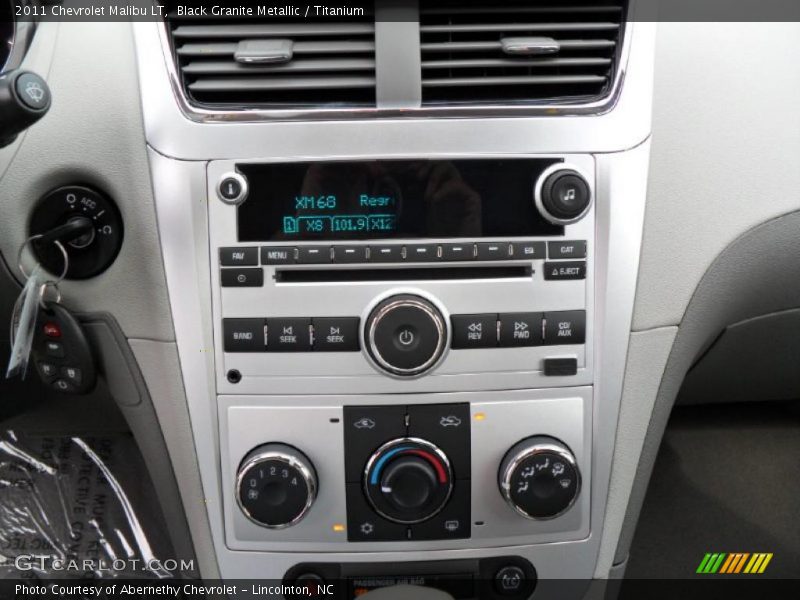 Black Granite Metallic / Titanium 2011 Chevrolet Malibu LT