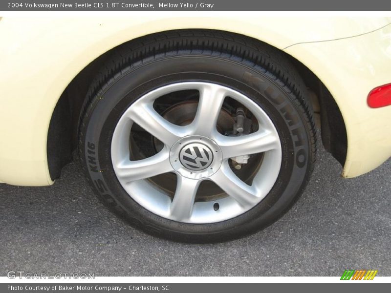 Mellow Yello / Gray 2004 Volkswagen New Beetle GLS 1.8T Convertible
