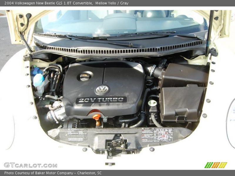 Mellow Yello / Gray 2004 Volkswagen New Beetle GLS 1.8T Convertible