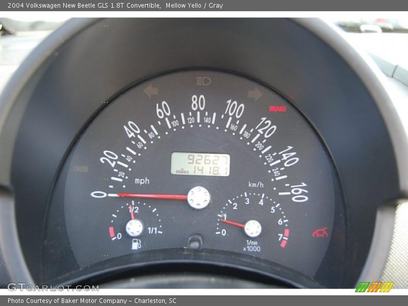 Mellow Yello / Gray 2004 Volkswagen New Beetle GLS 1.8T Convertible
