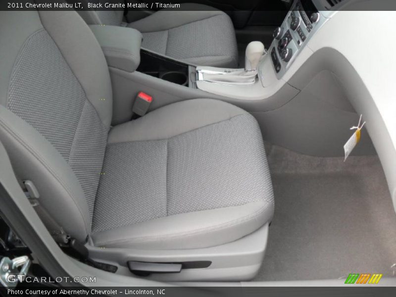 Black Granite Metallic / Titanium 2011 Chevrolet Malibu LT