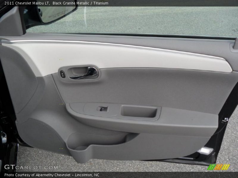 Black Granite Metallic / Titanium 2011 Chevrolet Malibu LT