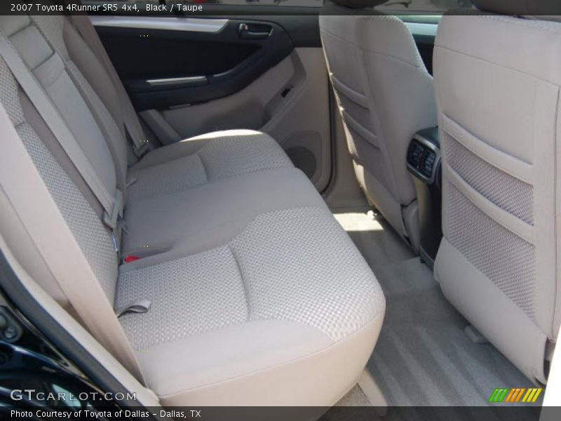 Black / Taupe 2007 Toyota 4Runner SR5 4x4