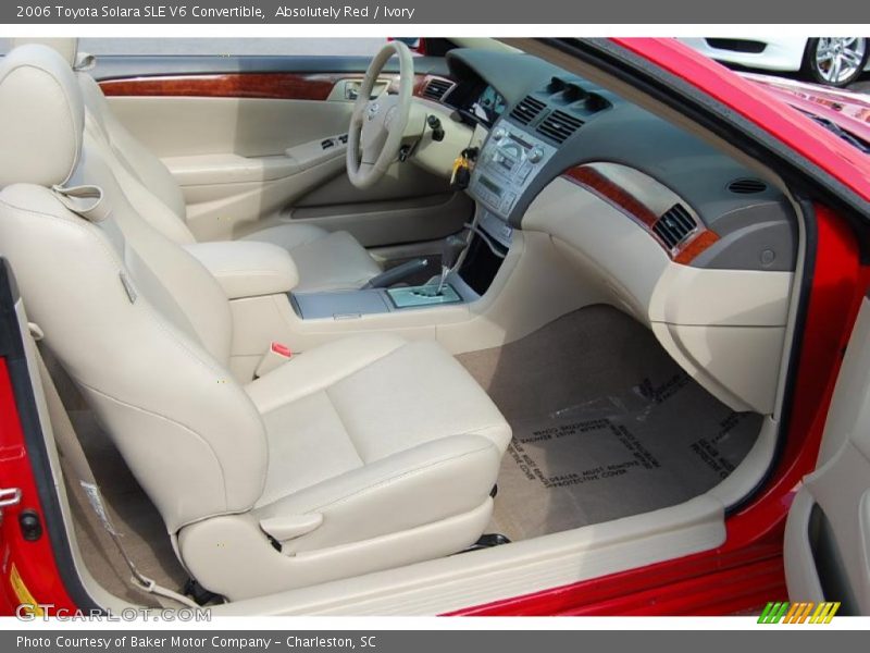 Absolutely Red / Ivory 2006 Toyota Solara SLE V6 Convertible