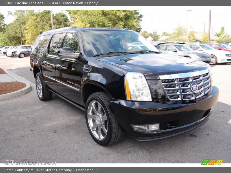 Black Raven / Ebony 2008 Cadillac Escalade ESV AWD