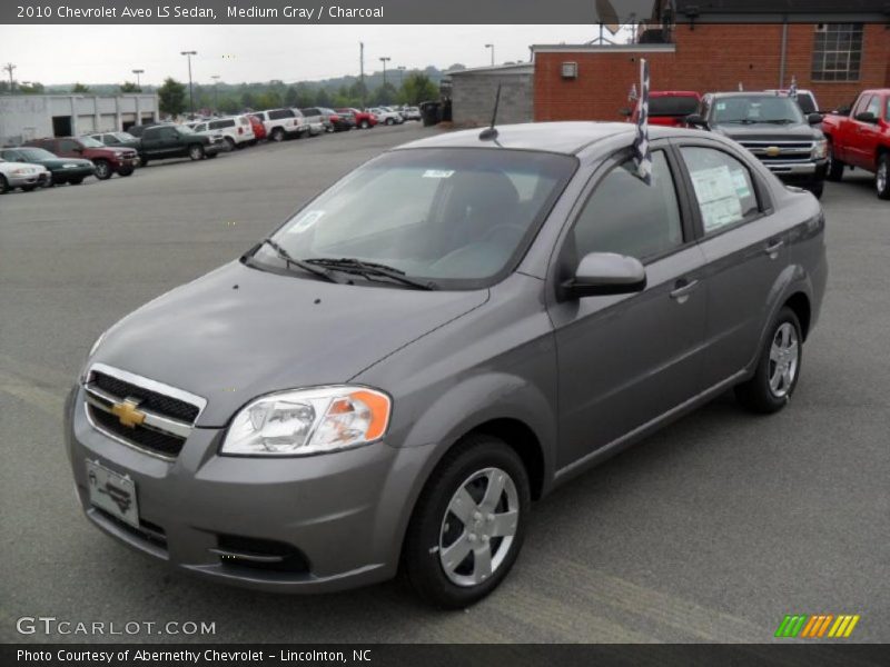 Medium Gray / Charcoal 2010 Chevrolet Aveo LS Sedan