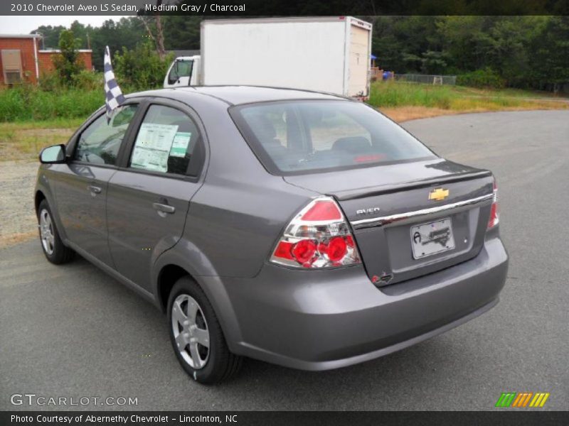 Medium Gray / Charcoal 2010 Chevrolet Aveo LS Sedan