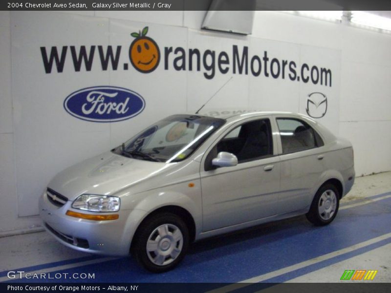 Galaxy Silver Metallic / Gray 2004 Chevrolet Aveo Sedan