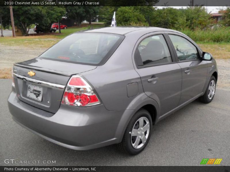 Medium Gray / Charcoal 2010 Chevrolet Aveo LS Sedan