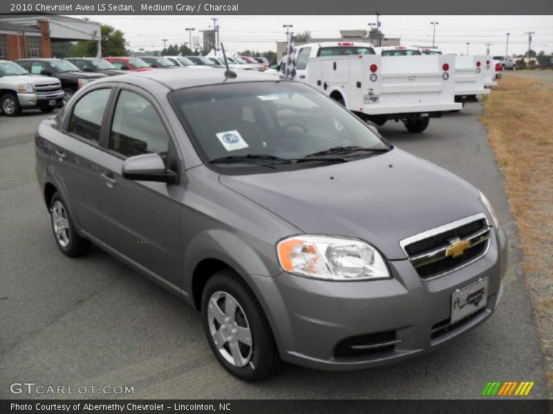 Medium Gray / Charcoal 2010 Chevrolet Aveo LS Sedan