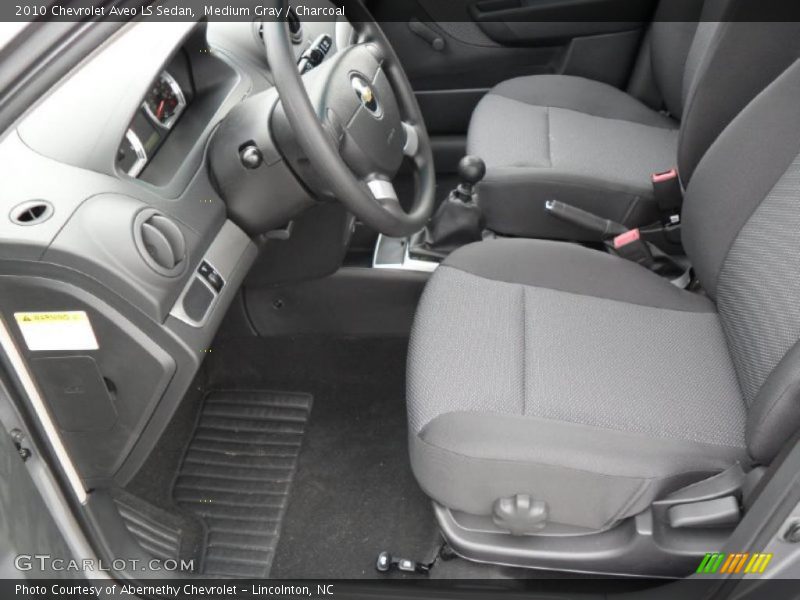 Medium Gray / Charcoal 2010 Chevrolet Aveo LS Sedan
