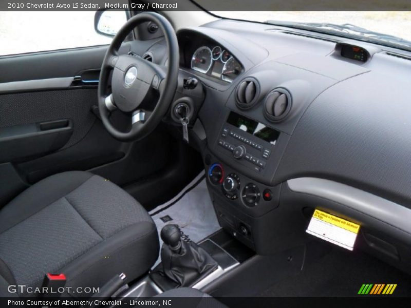 Medium Gray / Charcoal 2010 Chevrolet Aveo LS Sedan