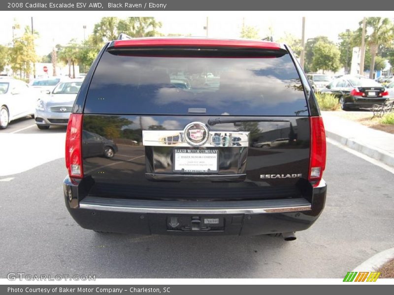 Black Raven / Ebony 2008 Cadillac Escalade ESV AWD