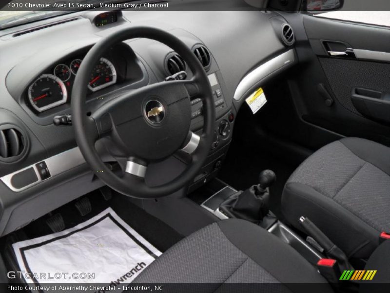 Medium Gray / Charcoal 2010 Chevrolet Aveo LS Sedan