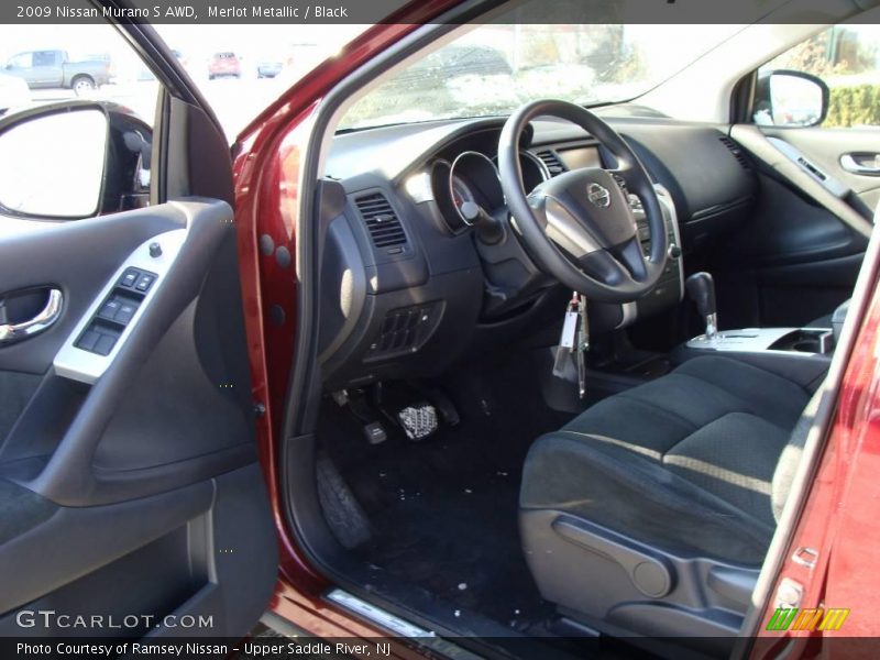 Merlot Metallic / Black 2009 Nissan Murano S AWD