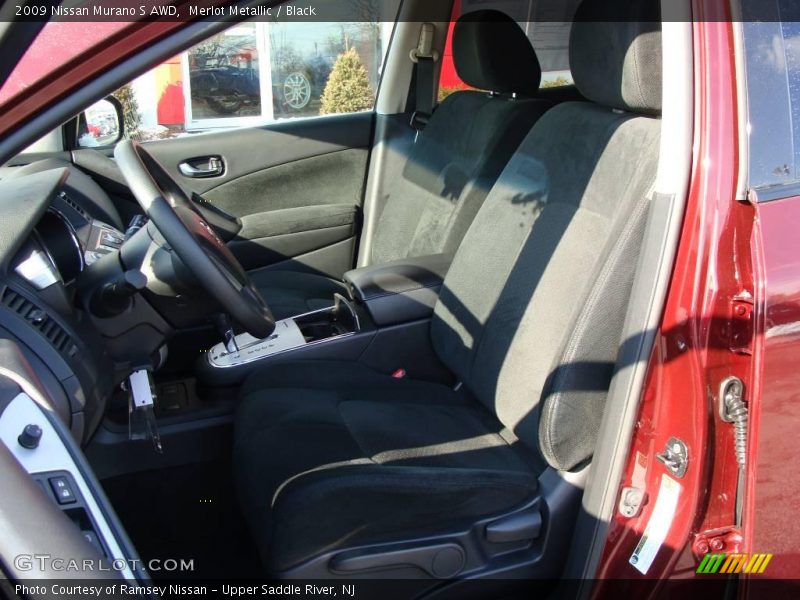 Merlot Metallic / Black 2009 Nissan Murano S AWD