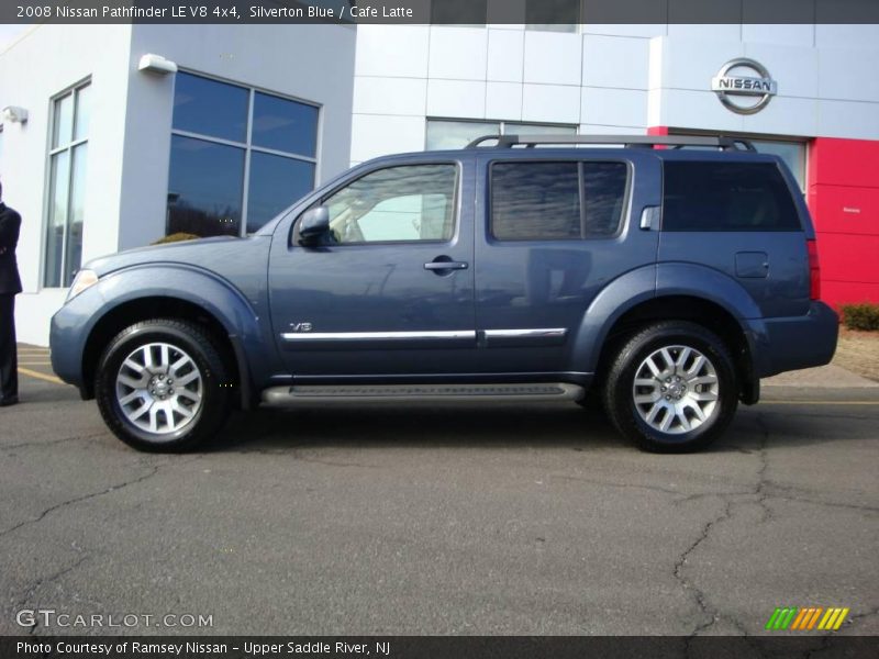 Silverton Blue / Cafe Latte 2008 Nissan Pathfinder LE V8 4x4