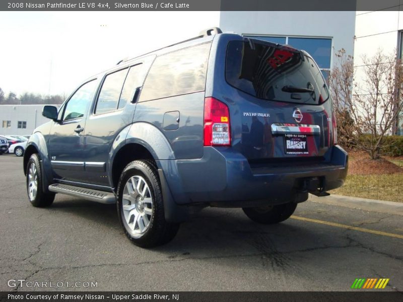 Silverton Blue / Cafe Latte 2008 Nissan Pathfinder LE V8 4x4